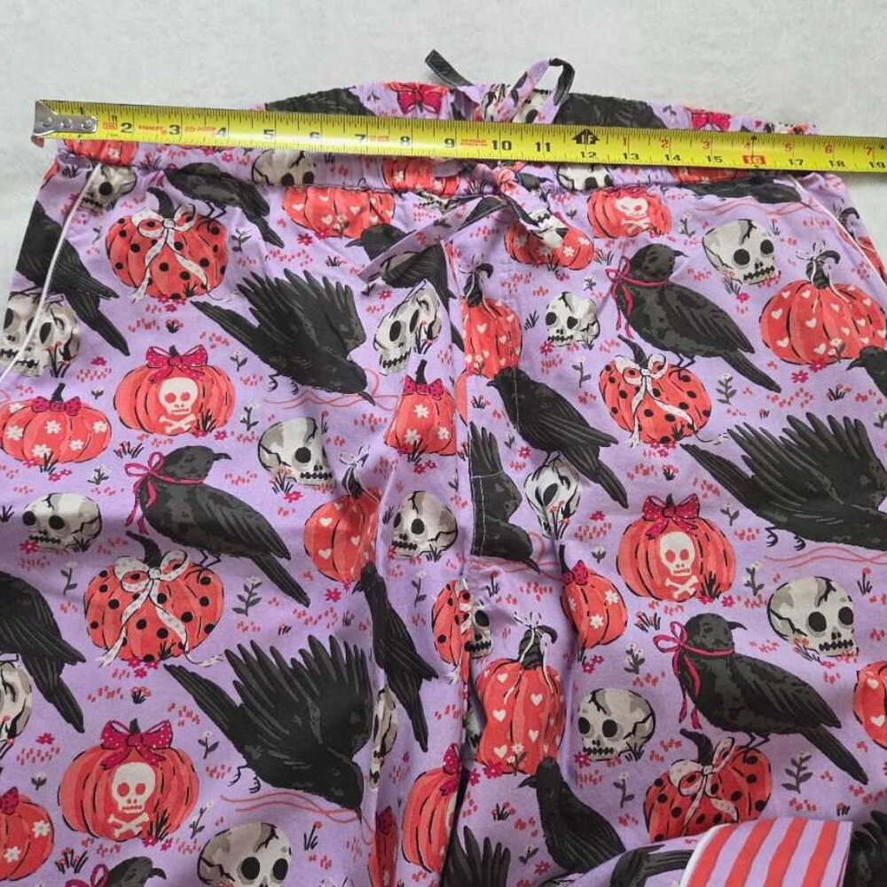 New L Printfresh x Anthropologie Sleepy Hollow long-sleeve Halloween pajama set - Picture 10 of 11